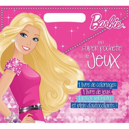 Barbie - Super pochette de jeux