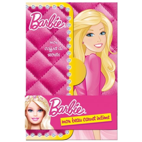 Mon coffret de secrets, mon beau carnet intime Barbie