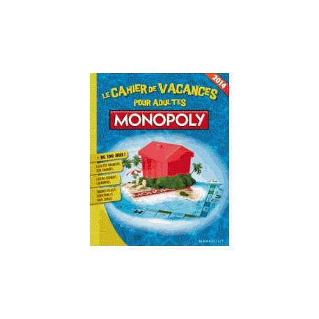 Le cahier de vacances Monopoly pour adultes