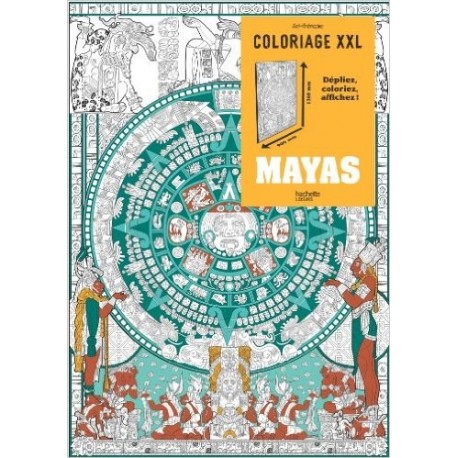 Coloriage XXL Mayas