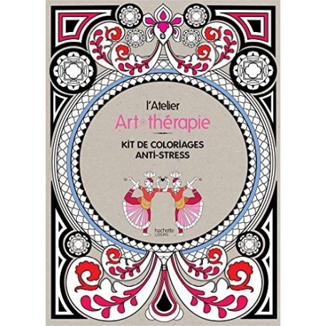 L'atelier Art-thérapie - Kit de coloriages anti-stress
