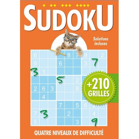 Sudoku (Orange) avec chat