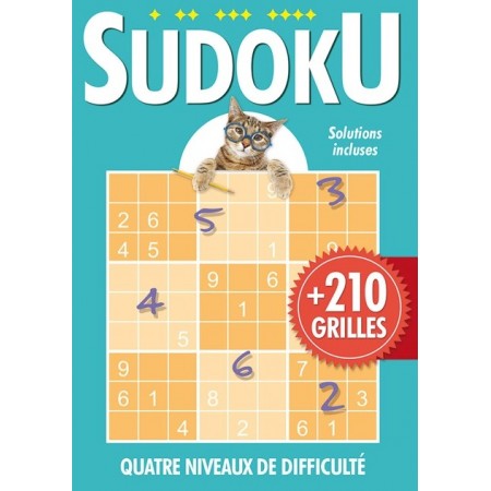 Sudoku (Bleu) avec chat