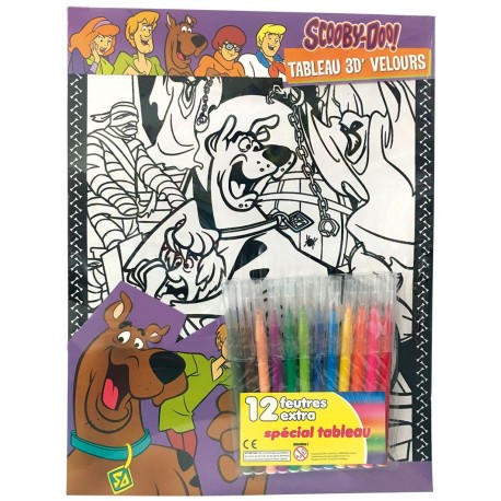 Feutrines Tableau relief 3D Scooby-Doo momie (12 feutres)
