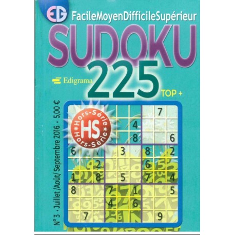 Sudoku 204 grilles numéro 3 hors-série