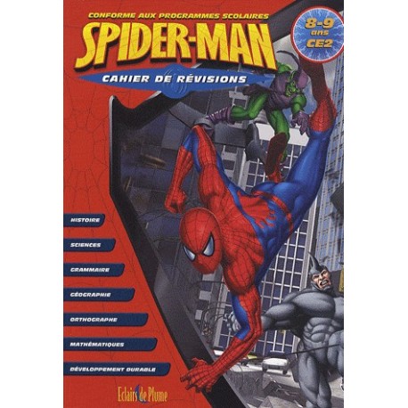 Cahier de révisions Spider-Man CE2 - 8-9 ans