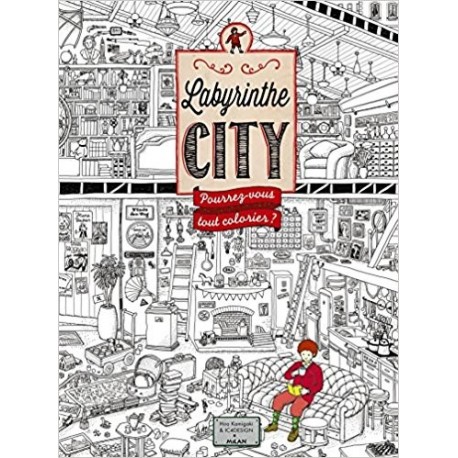 Labyrinthe City - Pourrez-vous tout colorier ?