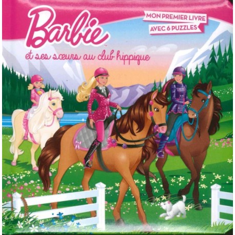 Barbie et ses soeurs au club hippique (6 puzzles)