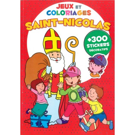 Jeux et coloriages Saint-Nicolas + de 300 stickers