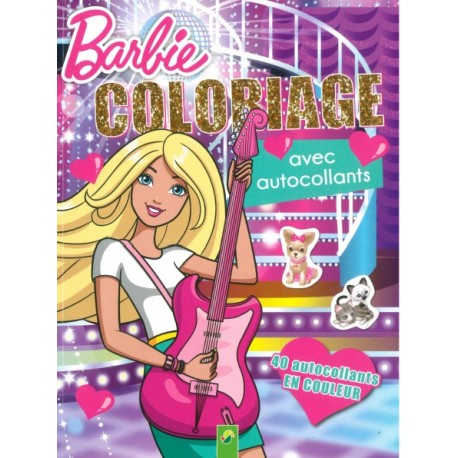Barbie Coloriages avec autocollants