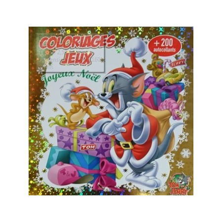 Coloriages jeux Joyeux Noël Tom et Jerry