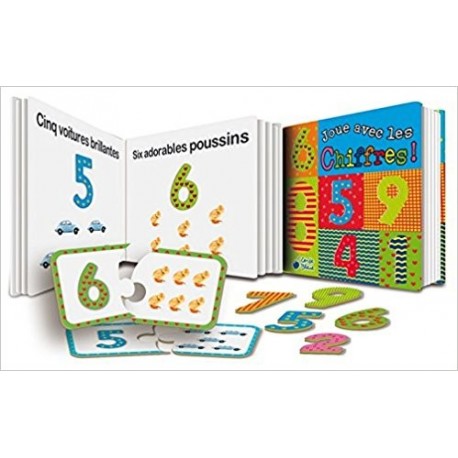 Joue avec les chiffres - Coffret livre + jeu + jouet (Boîte)