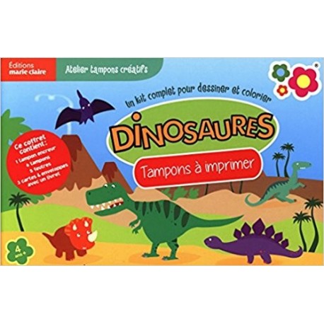 Coffret Dinosaures Tampons à imprimer