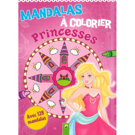 Mandala à colorier princesses