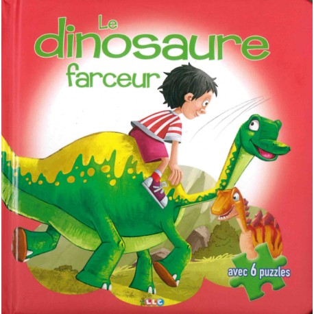 Le dinosaure farceur Livre puzzle