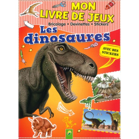 Mon livre de jeux Les dinosaures