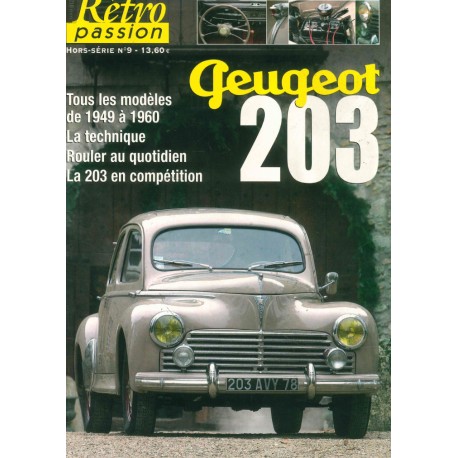 Peugeot 203 Rétro passion Hors série N° 9