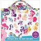 My Little Pony, Pinkie Pie et ses amies - 20 stickers mousse repositionnables + 1 grand décor