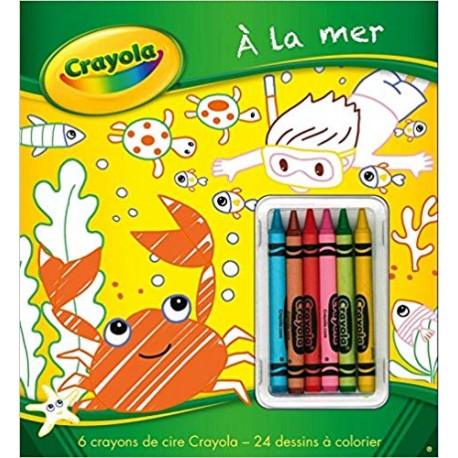 Crayola : à la mer - Avec 6 crayons de cire