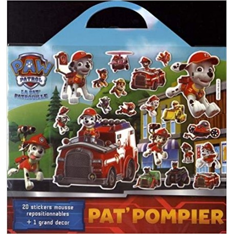 Pat' pompiers - Plus de 20 stickers repositionnables