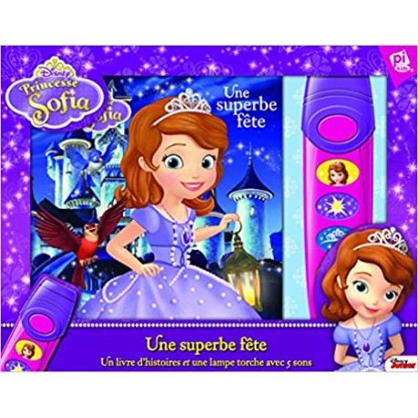 Princesse Sofia en ombres et en lumières - Un livre d'histoire et une lampe torche avec 5 sons (Coffret)