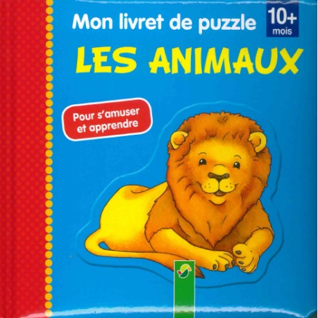 Mon livret de puzzle Les animaux ( bleu )