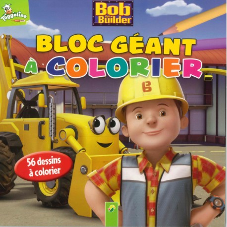 Bob le bricoleur Bloc géant à colorier