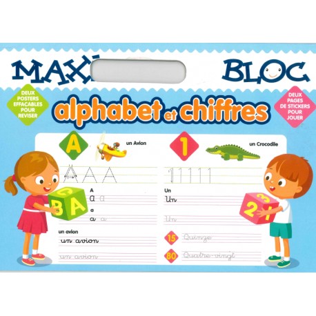 Maxi Bloc Alphabet et chiffres