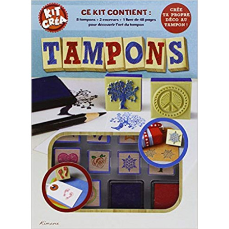 Tampons - Kit 8 tampons + 2 encreurs