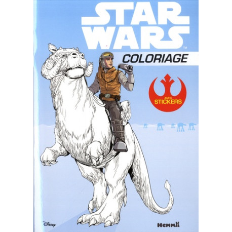 Star Wars - Coloriage avec stickers