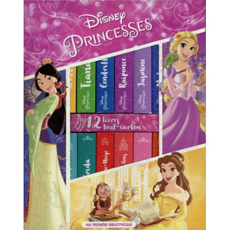 Disney Princesses - 12 livres tout-cartons