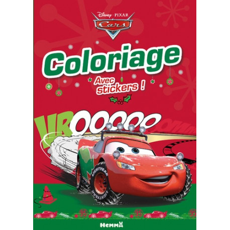 Coloriage avec stickers Cars