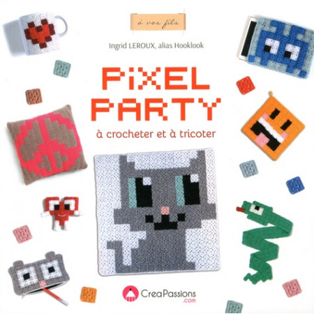 Pixel party à crocheter et à tricoter