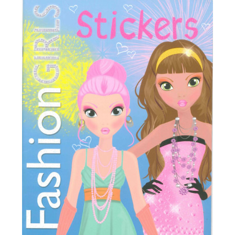 Fashion Girls Stickers (bleu)