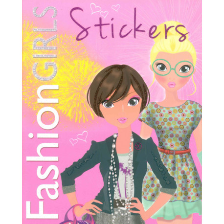 Fashion Girls Stickers (rose )