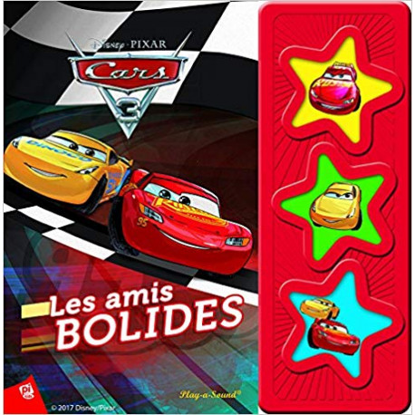 Cars 3 - Livre sonore 3 boutons