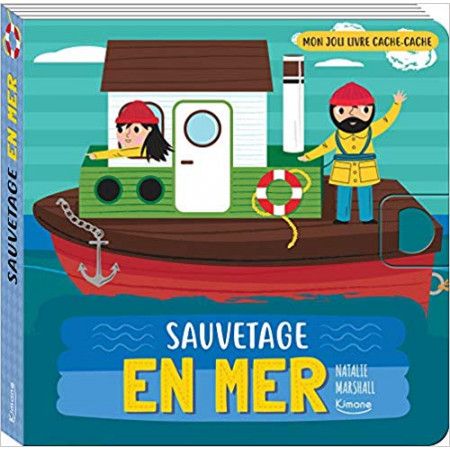 Mon joli livre cache-cache - Sauvetage en mer