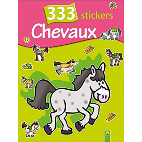 333 stickers chevaux