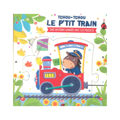 Livre-puzzle Tchou-Tchou le petit train