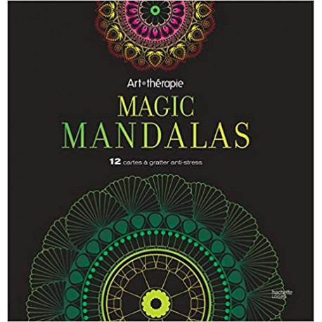 Magic Mandalas - 12 cartes à gratter anti-stress