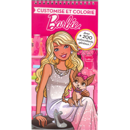 Customise et colorie Barbie