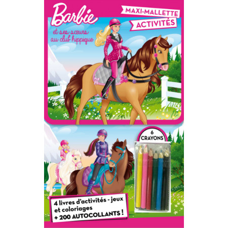 Maxi-Mallette d'activités - Barbie et ses soeurs au club hippique