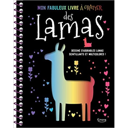 Mon fabuleux livre à gratter des lamas