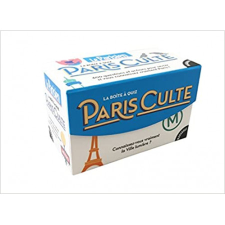 La boîte à quiz Paris Culte avec Le Parisien