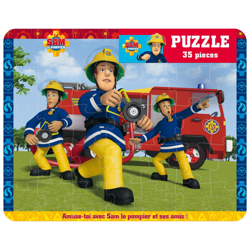 puzzle sam le pompier gratuit - La Fée Biscotte