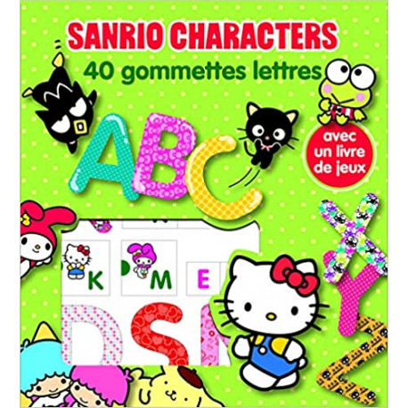 Sanrio characters - 40 gommettes lettres