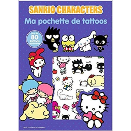 Ma pochette de tatoos Sanrio characters