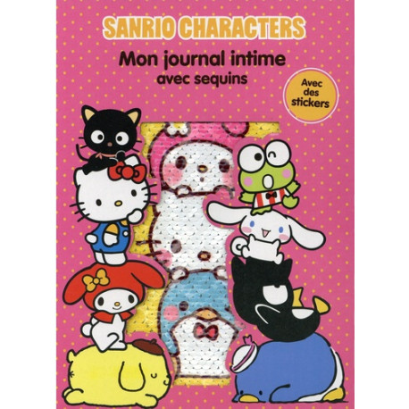 Mon journal intime avec sequins Sanrio Characters