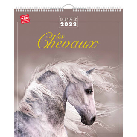 Calendrier 2022 - Les chevaux