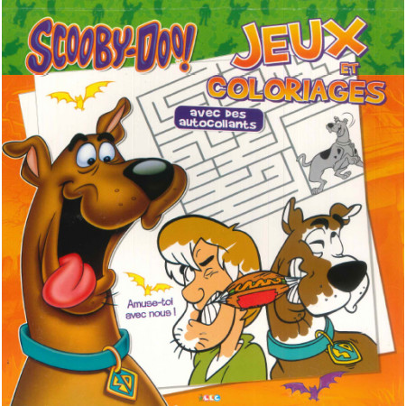 Scooby-doo Jeux et coloriages avec des autocollants